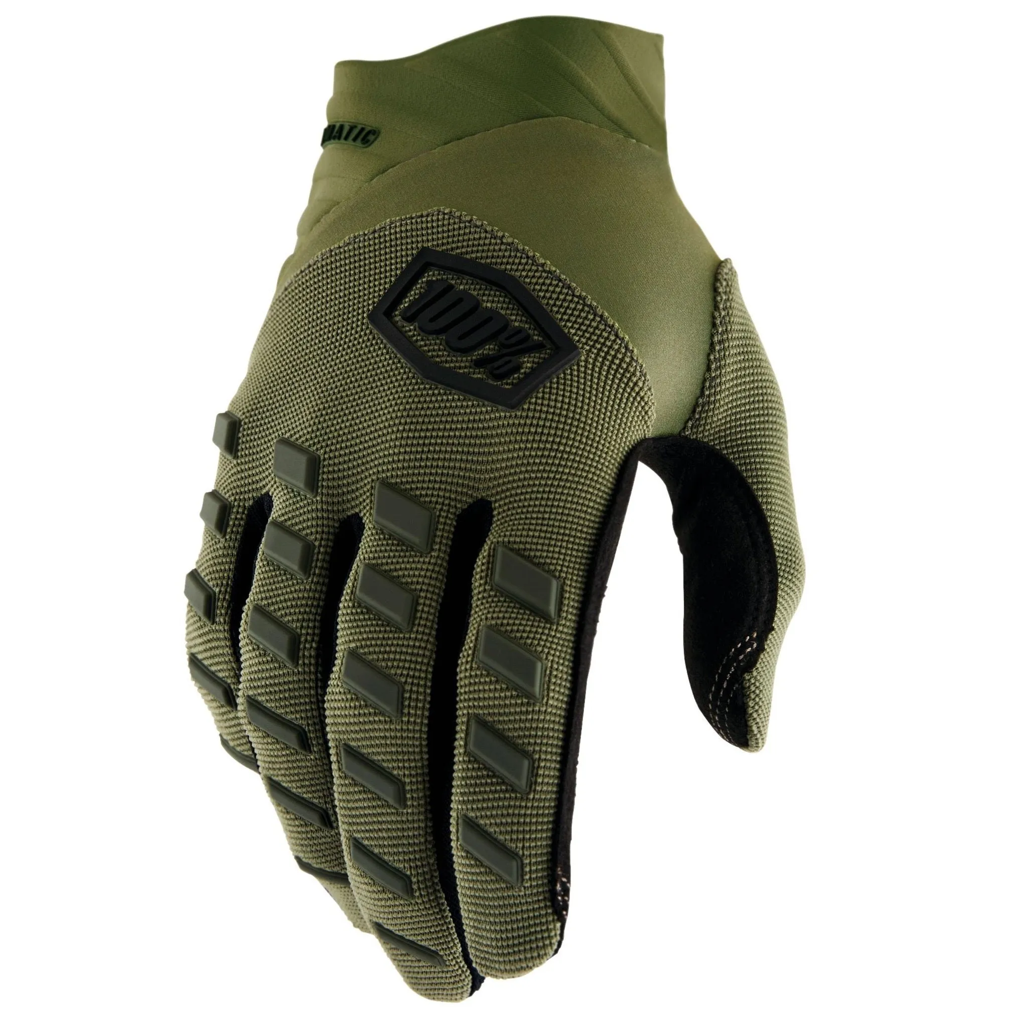 100% Airmatic Gloves Army Green