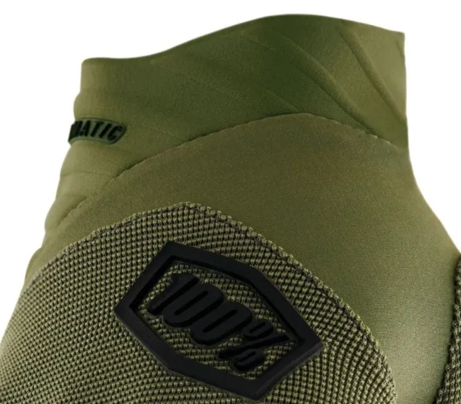 100% Airmatic Gloves Army Green