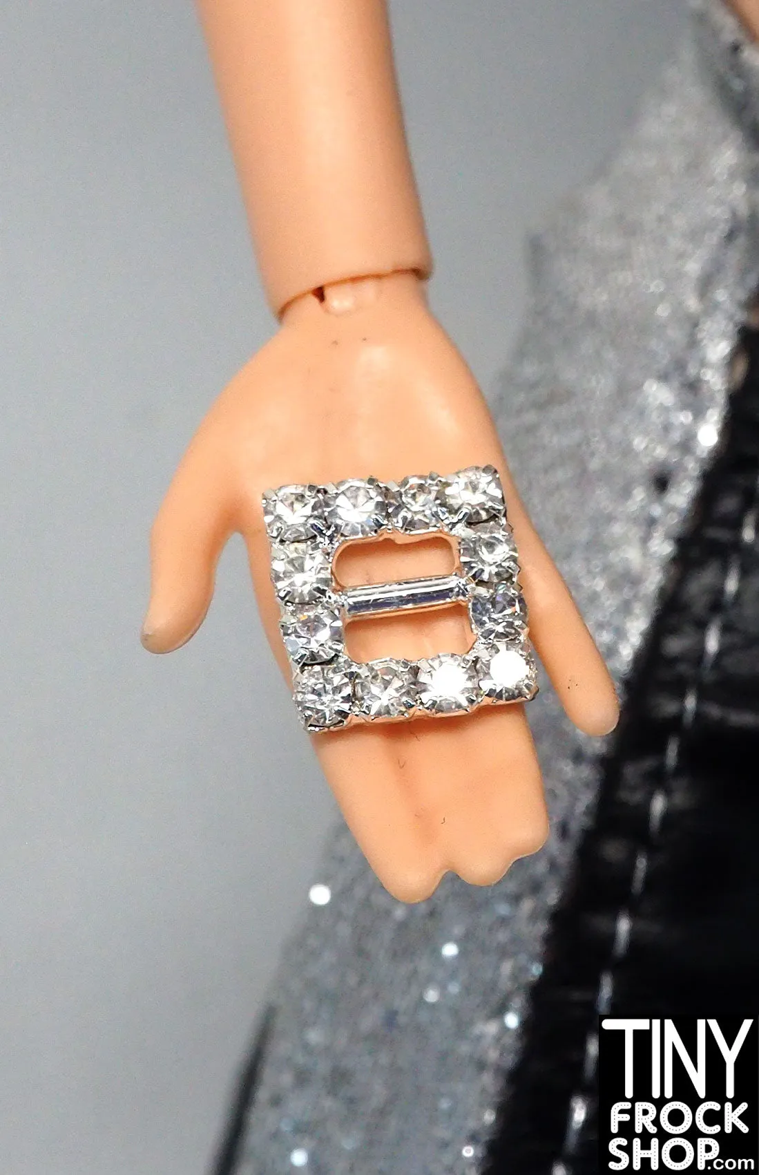 12" Fashion Doll High Quality Metal Rhinestone Mini Buckles - More Shapes and Sizes