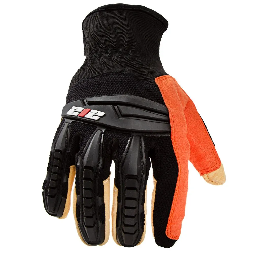 212 Performance TKNR-05-008 Needle Puncture Resistant and Impact Protective Work Gloves, Small Black