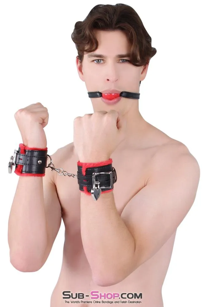 8998DL      Bondage Basics Red Rubber Classic Ball Gag - MEGA Deal