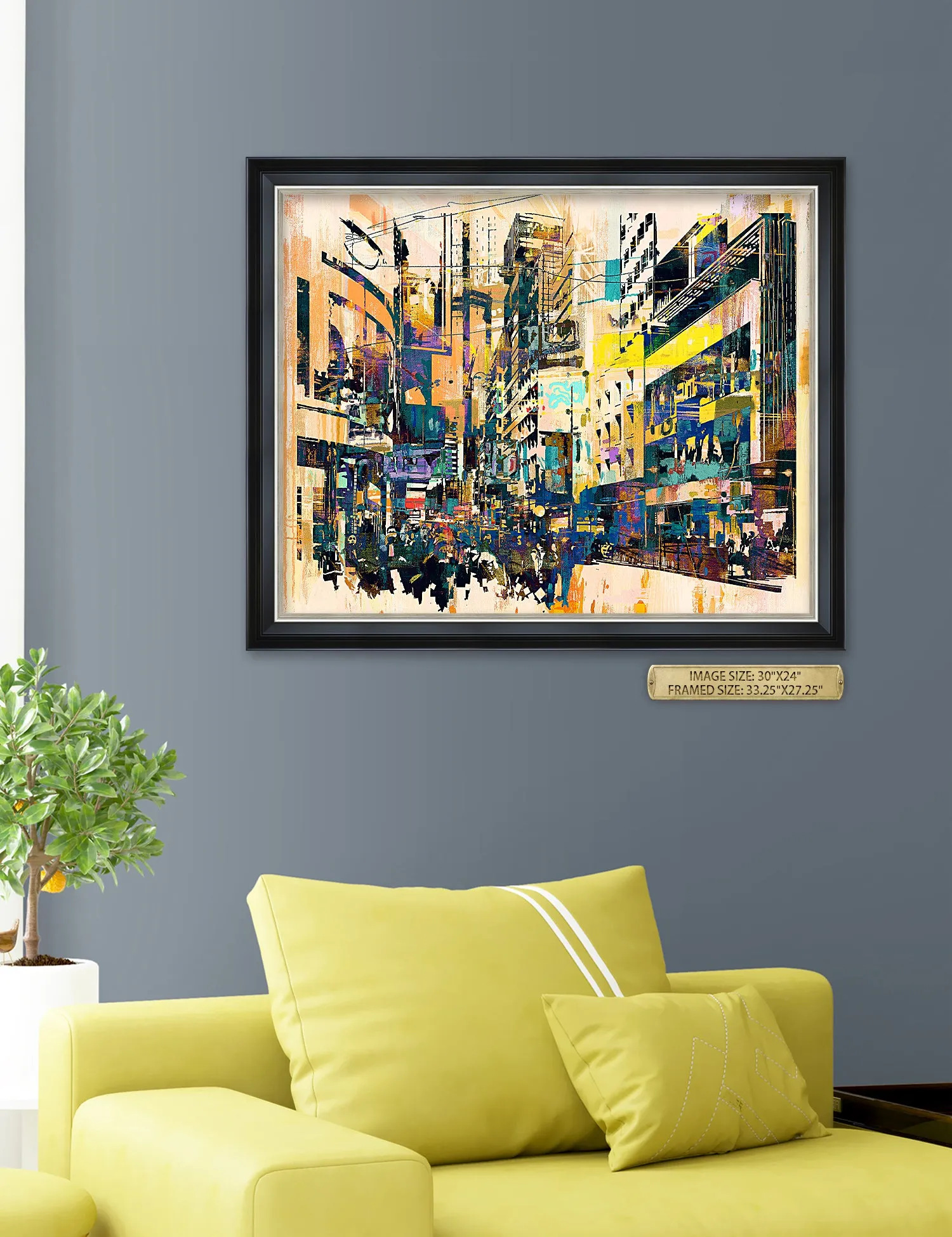 Abstract art of CityScape.