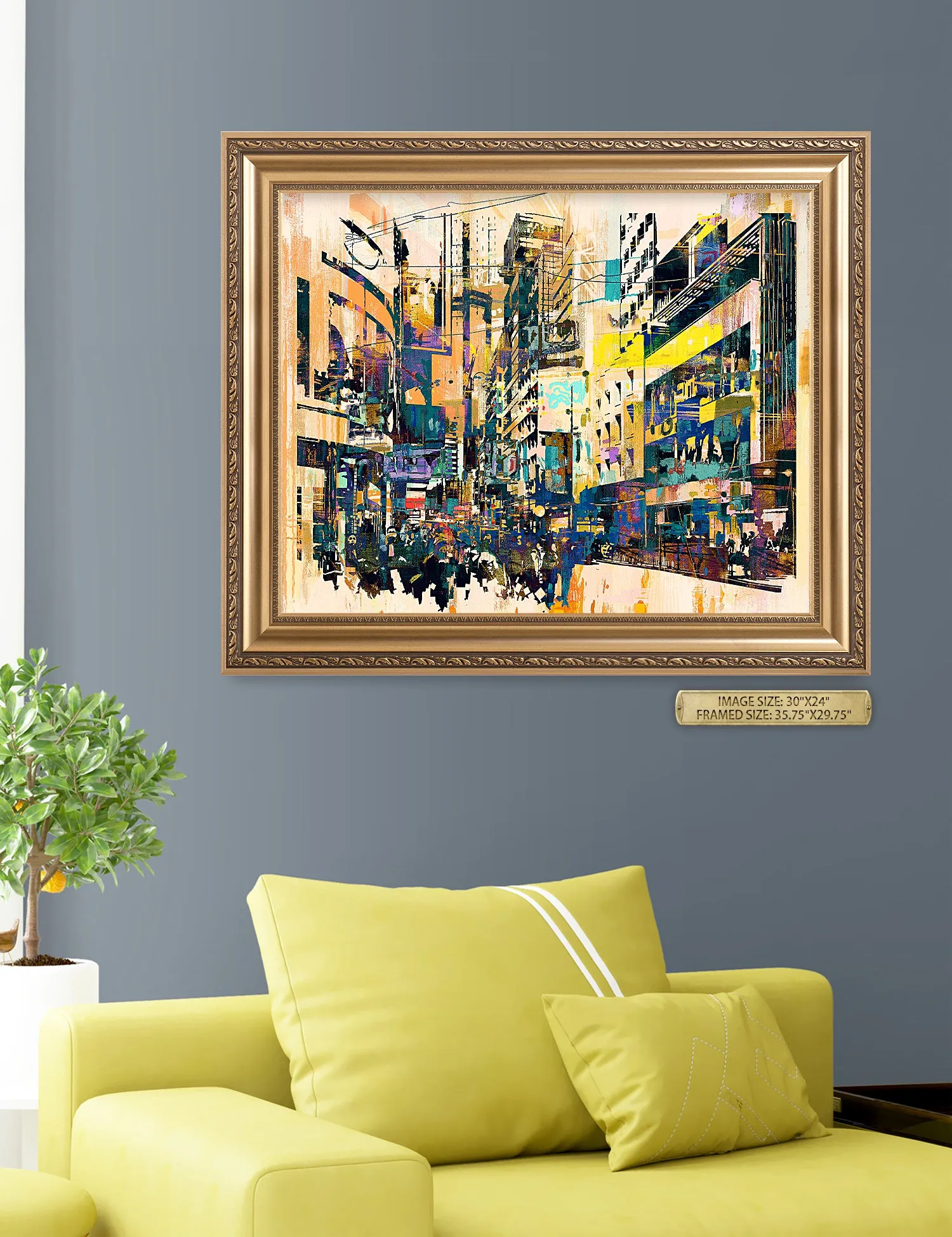 Abstract art of CityScape.