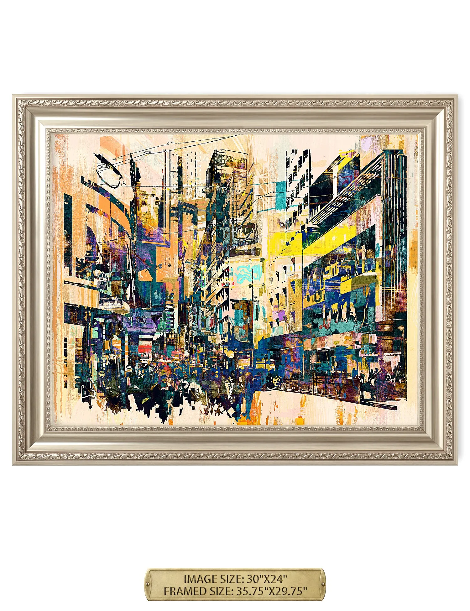 Abstract art of CityScape.