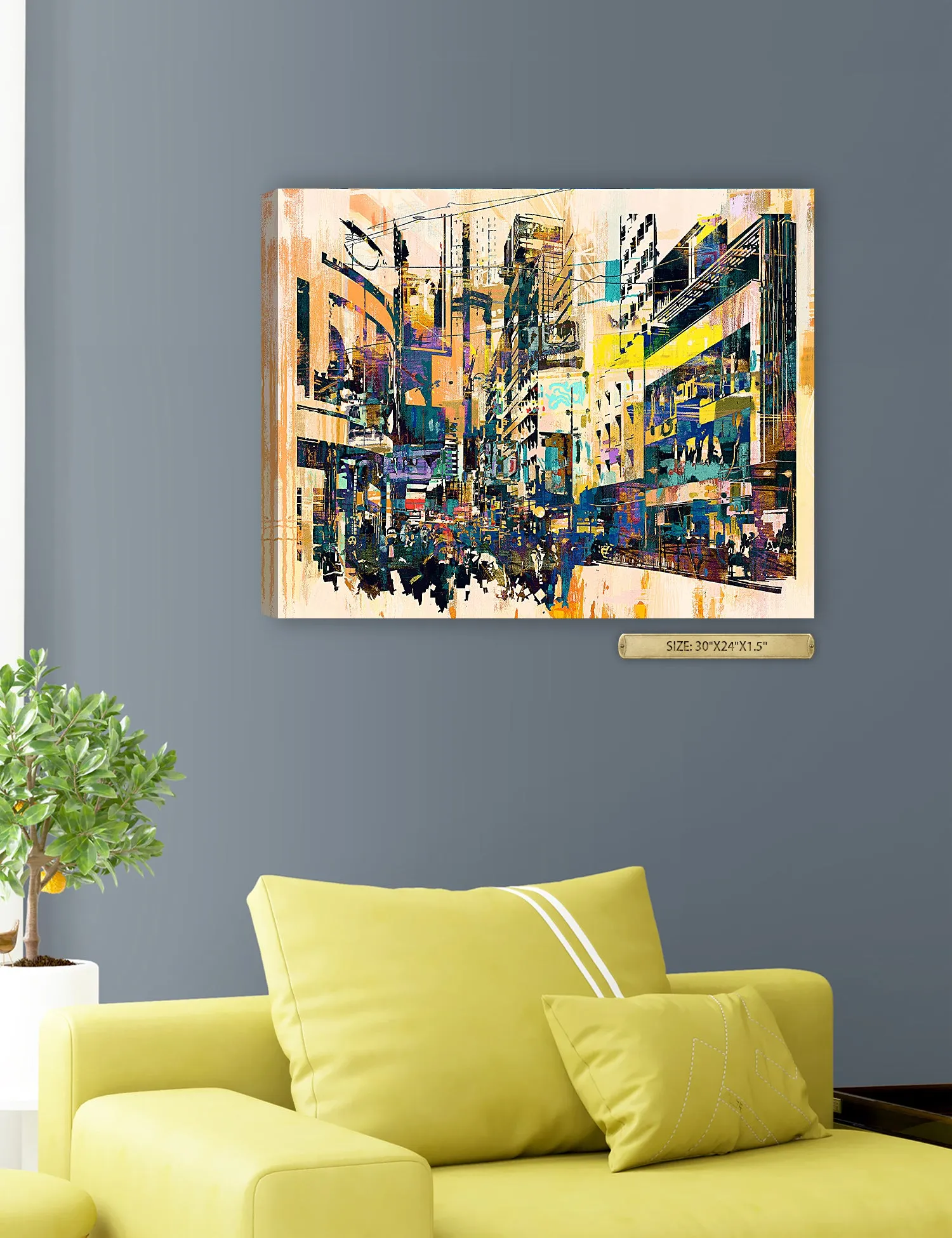 Abstract art of CityScape.