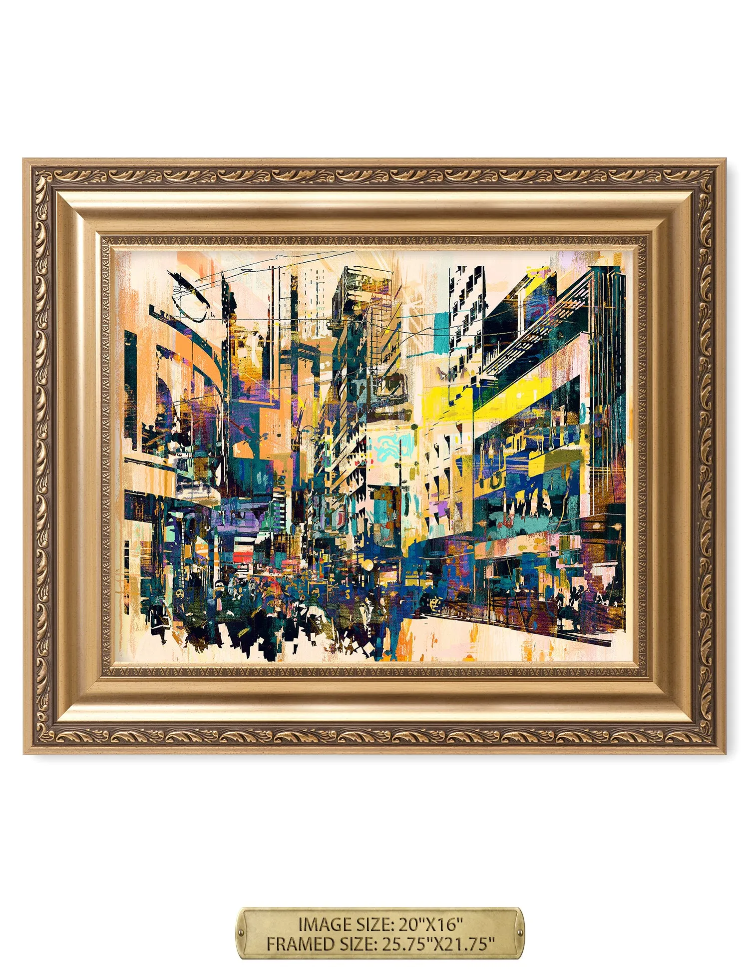 Abstract art of CityScape.