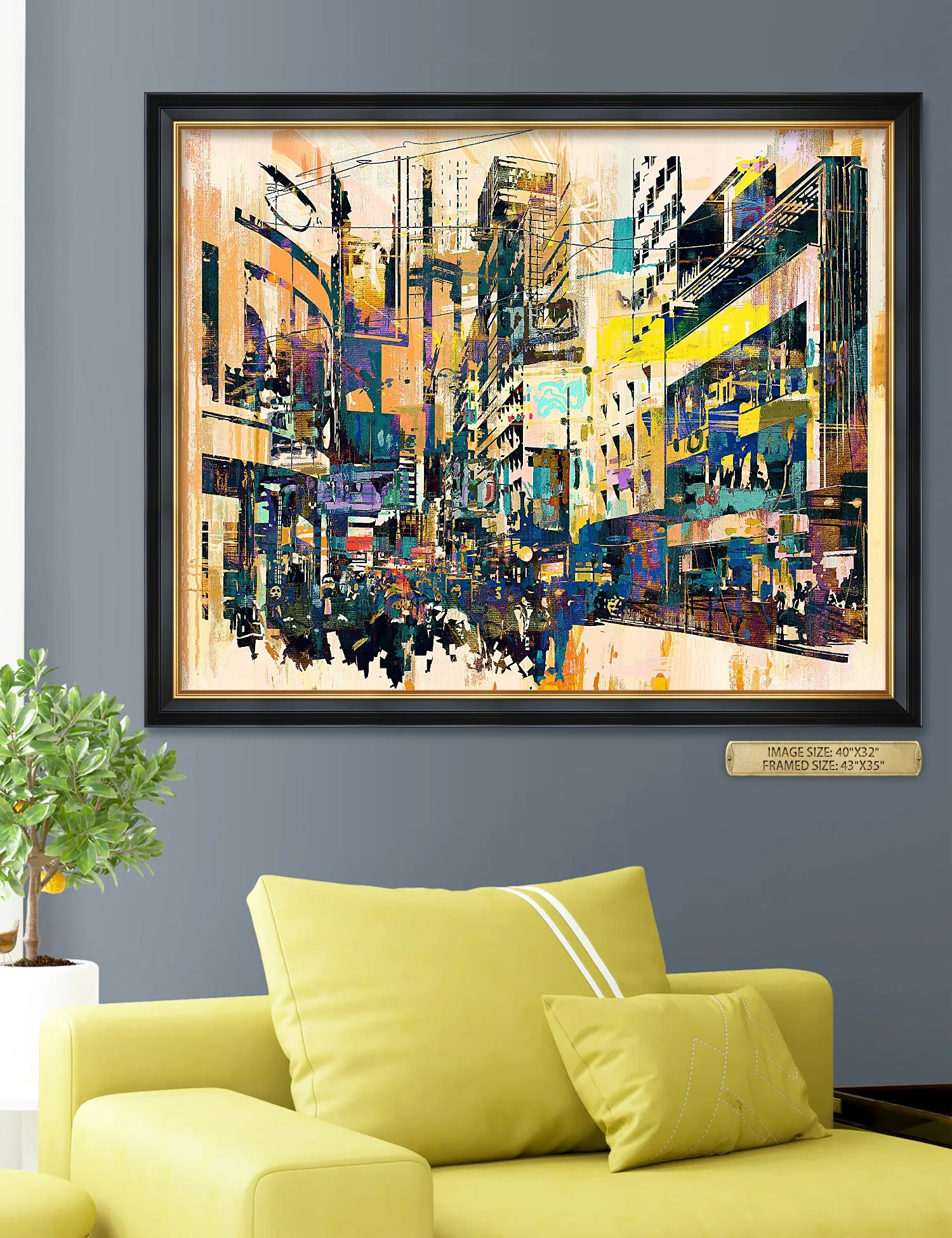 Abstract art of CityScape.