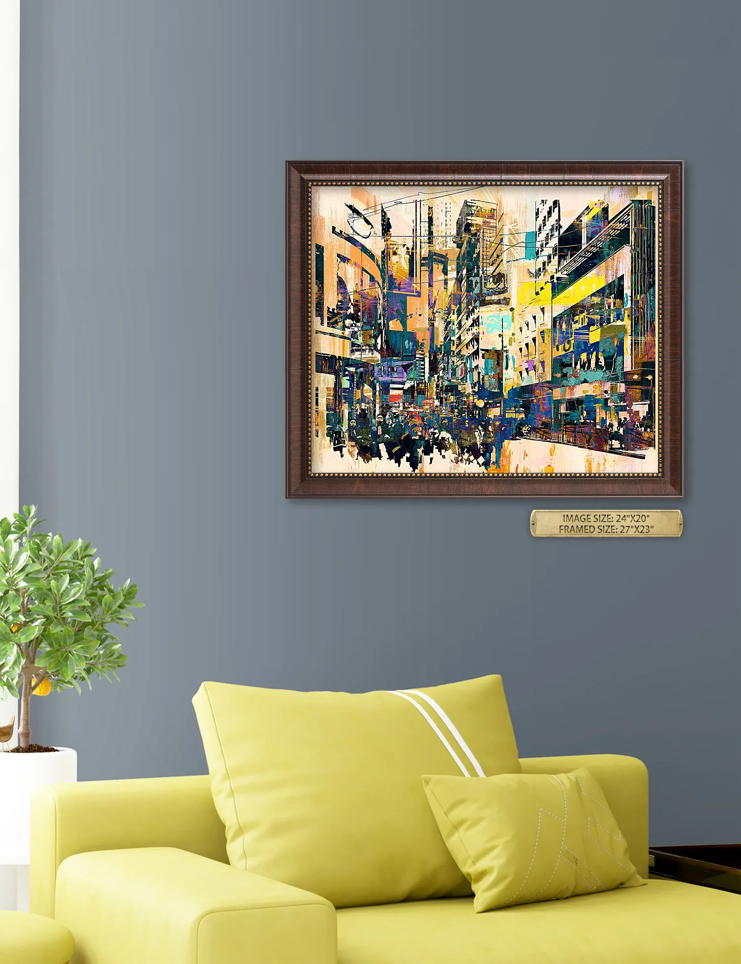 Abstract art of CityScape.