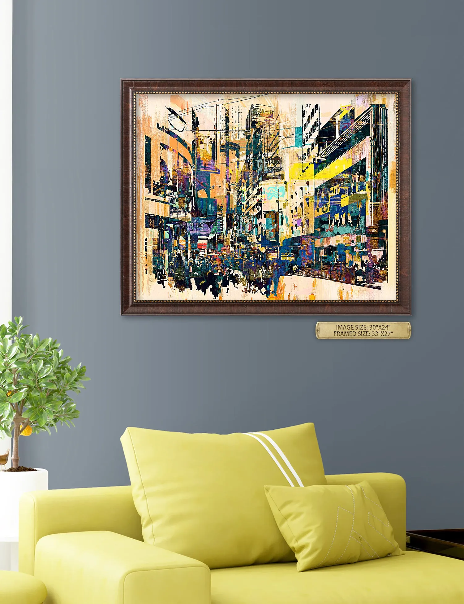 Abstract art of CityScape.