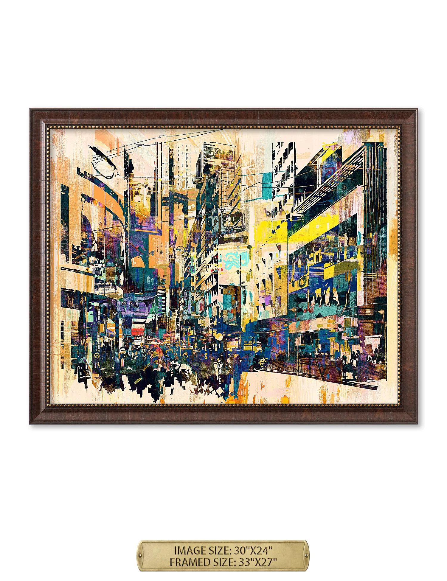 Abstract art of CityScape.