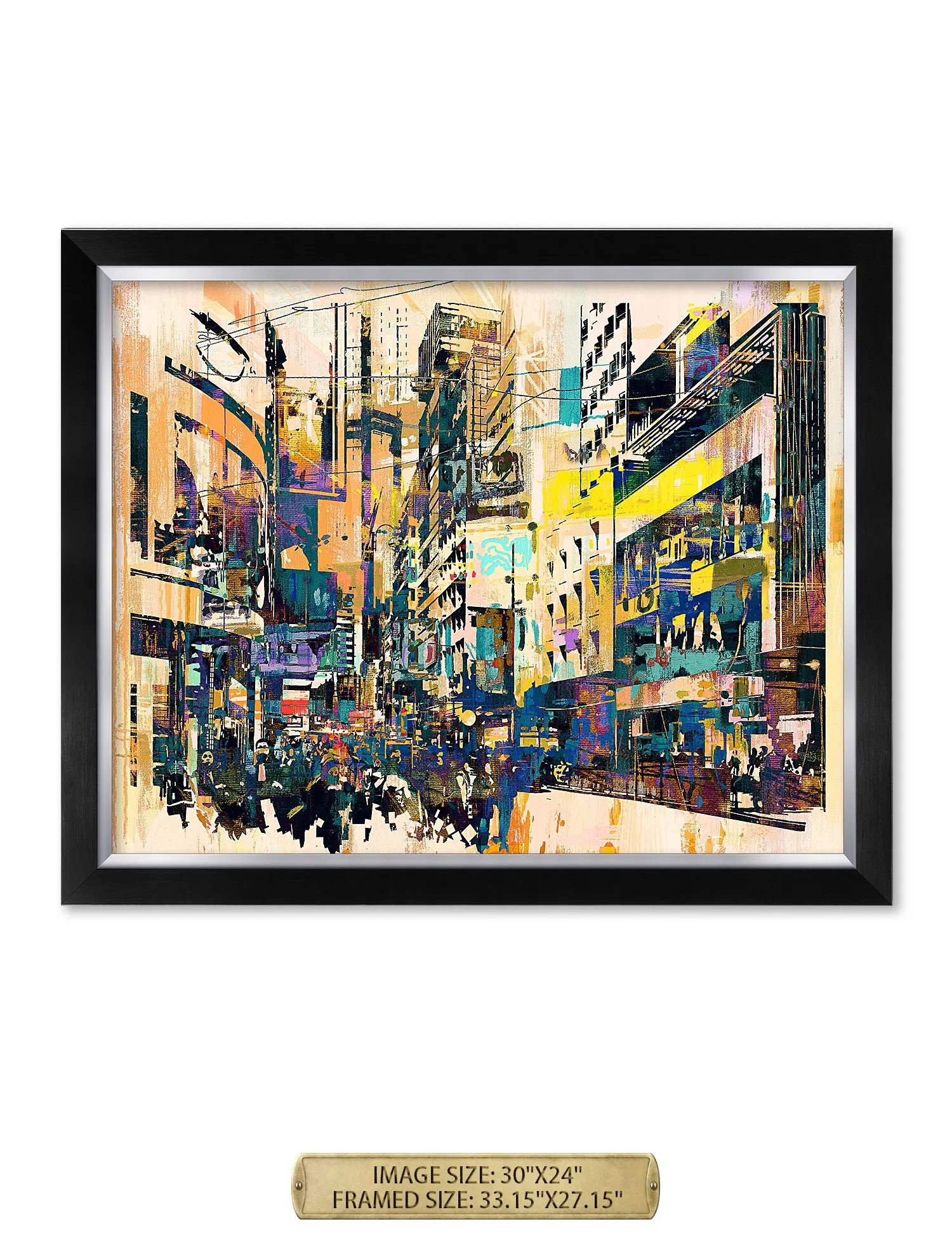 Abstract art of CityScape.