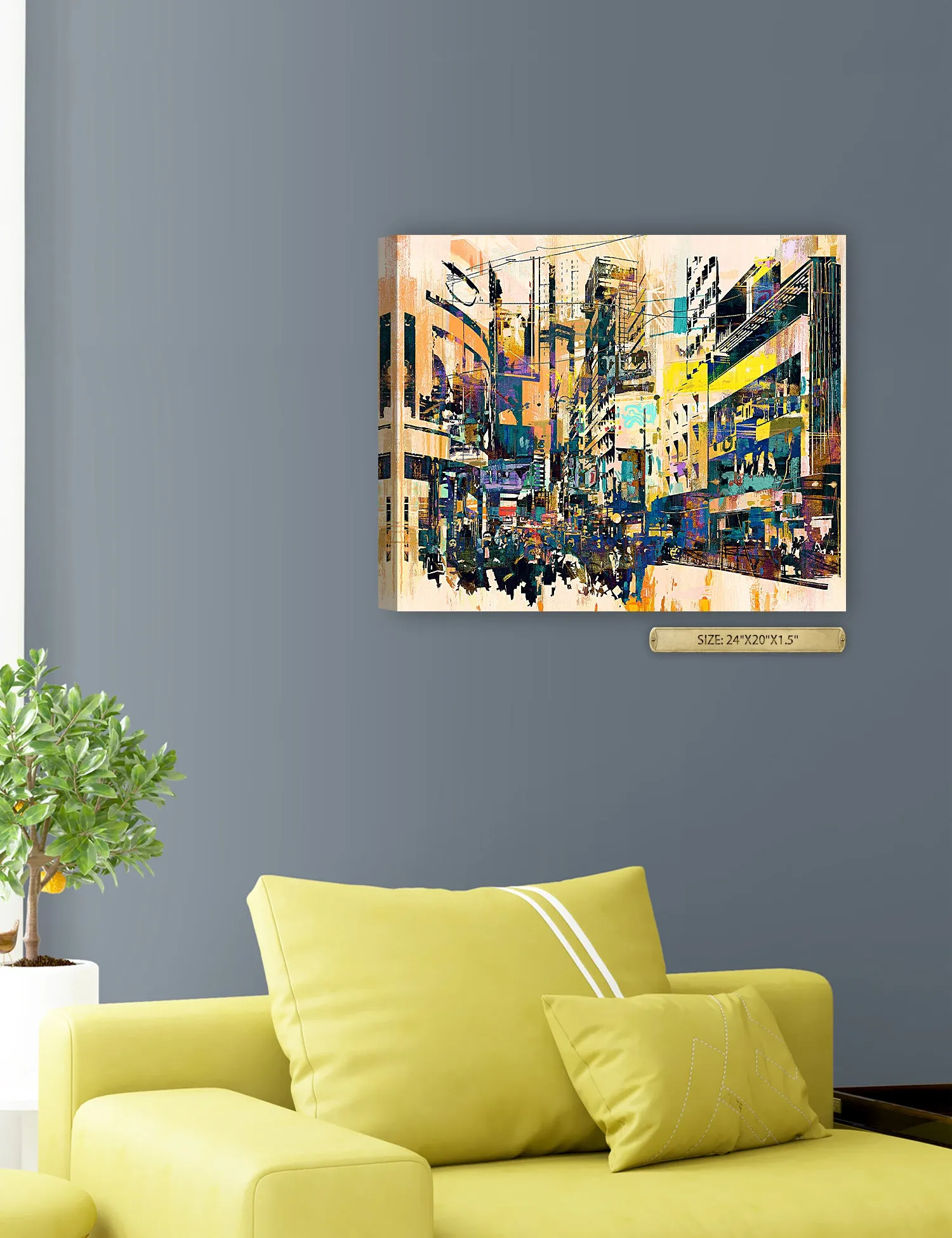 Abstract art of CityScape.