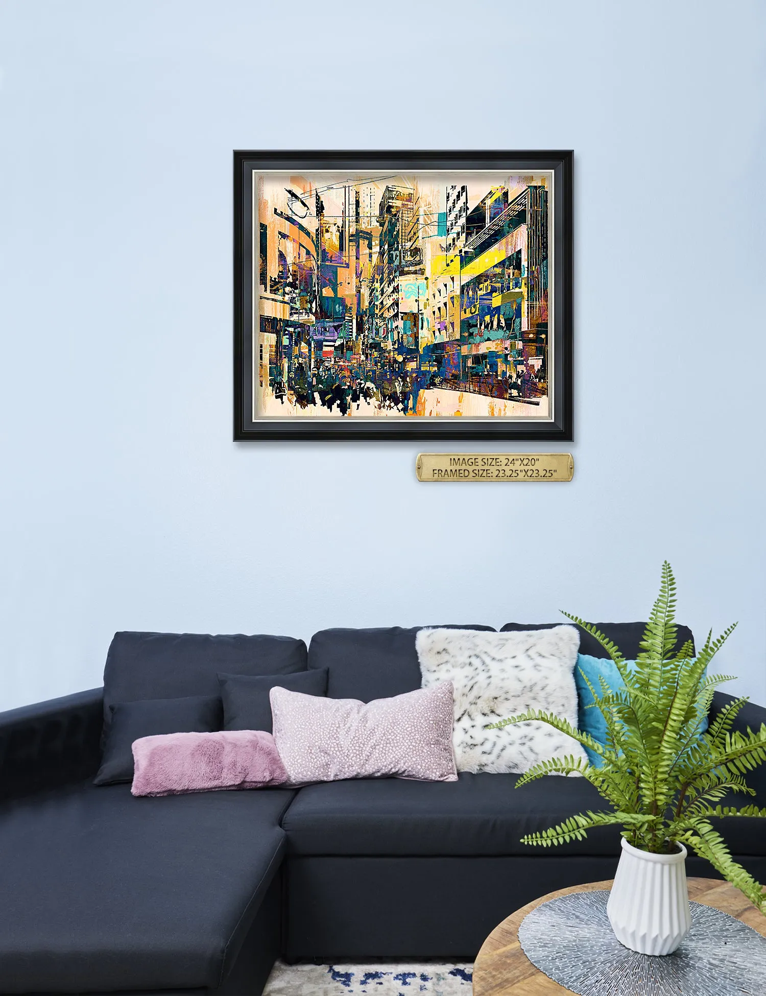 Abstract art of CityScape.