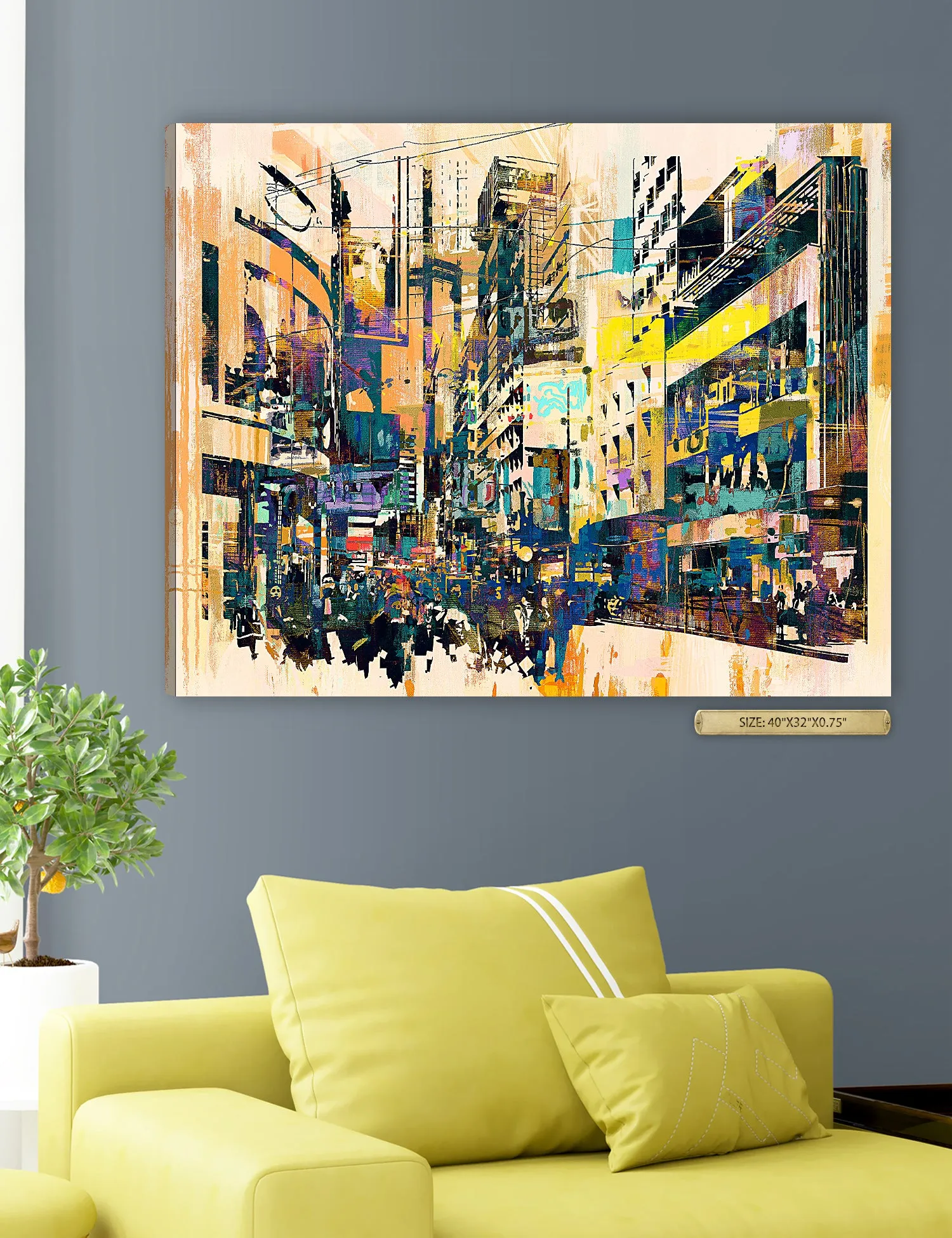 Abstract art of CityScape.