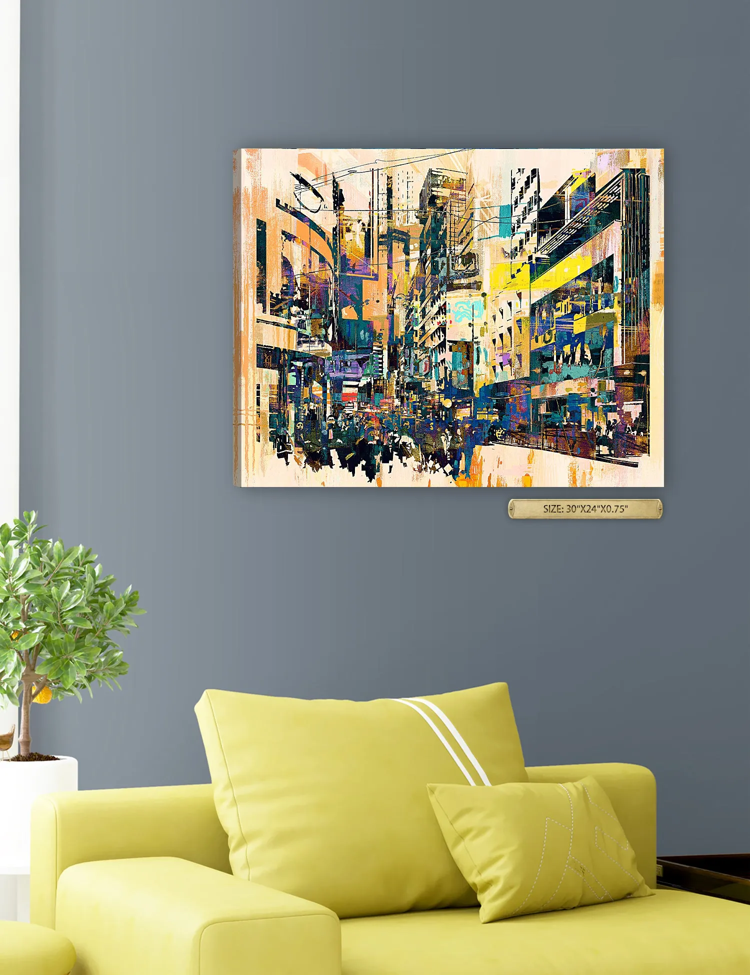 Abstract art of CityScape.