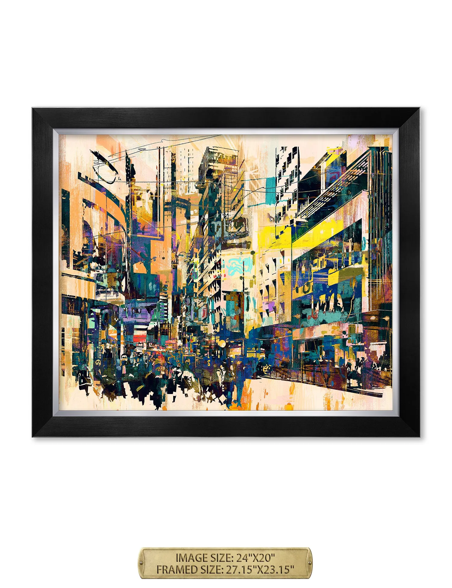 Abstract art of CityScape.