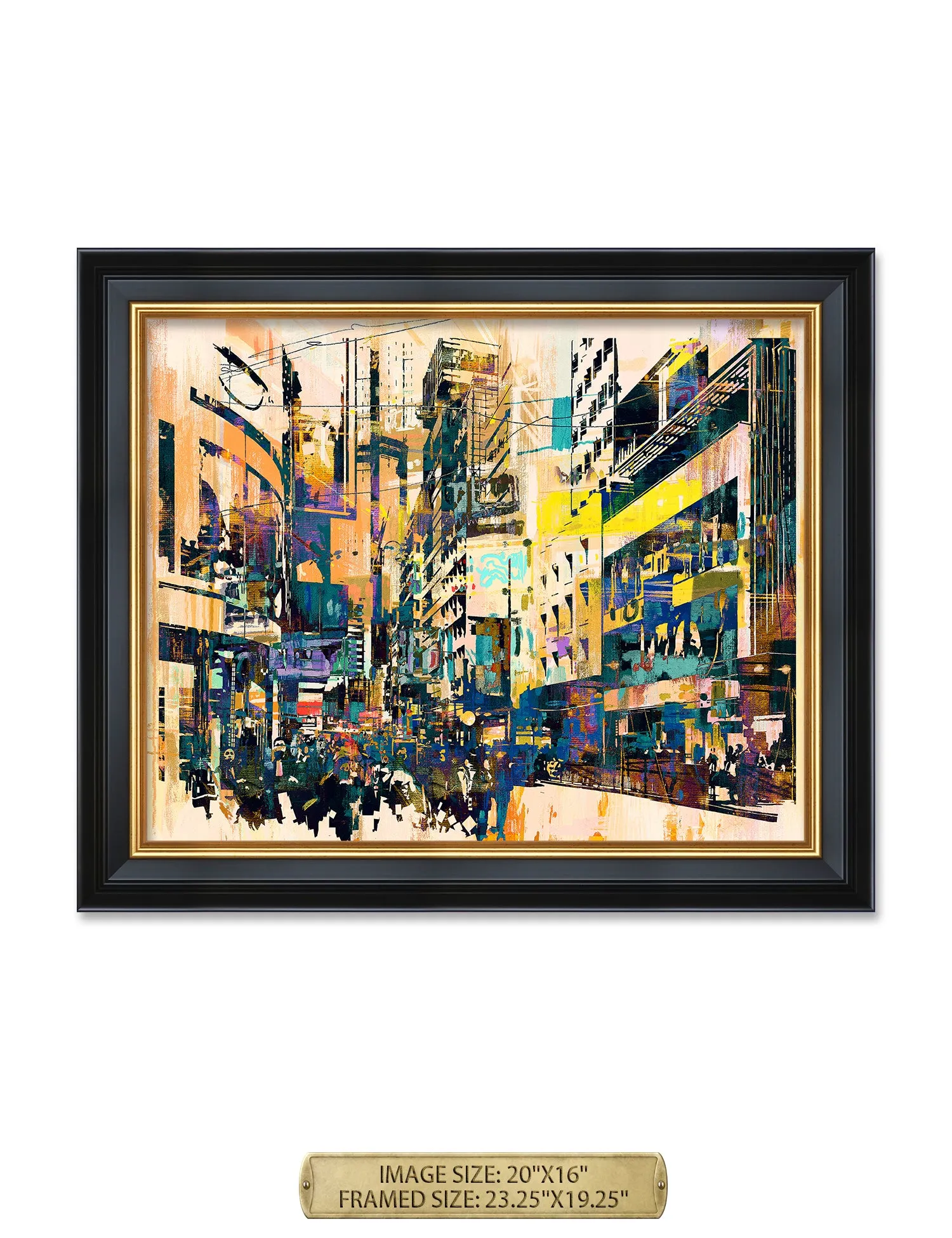 Abstract art of CityScape.