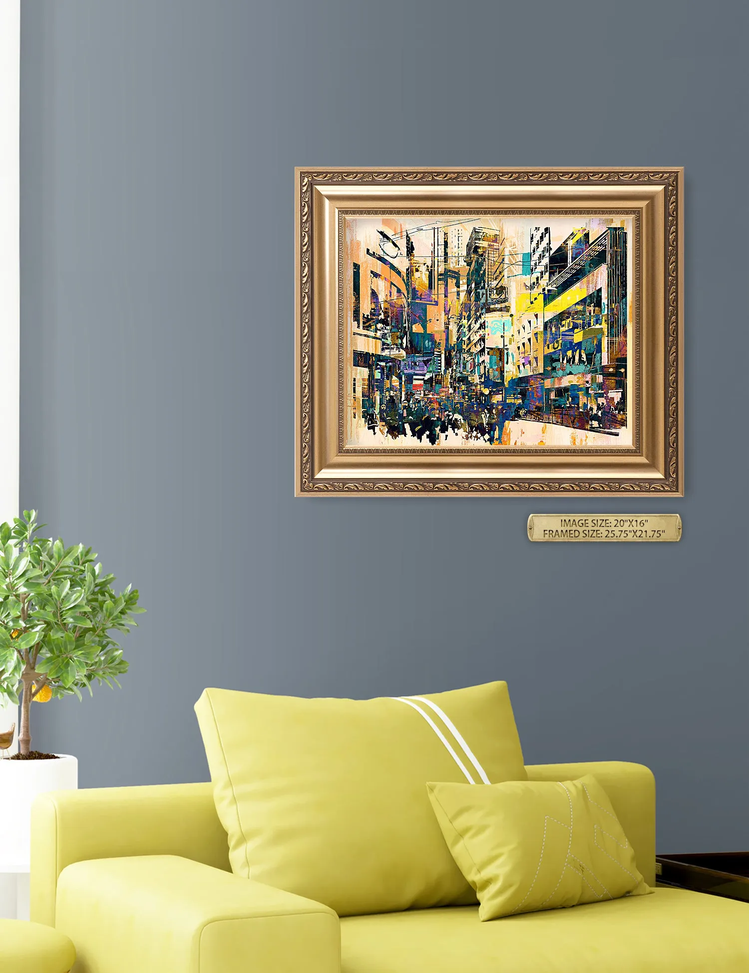 Abstract art of CityScape.