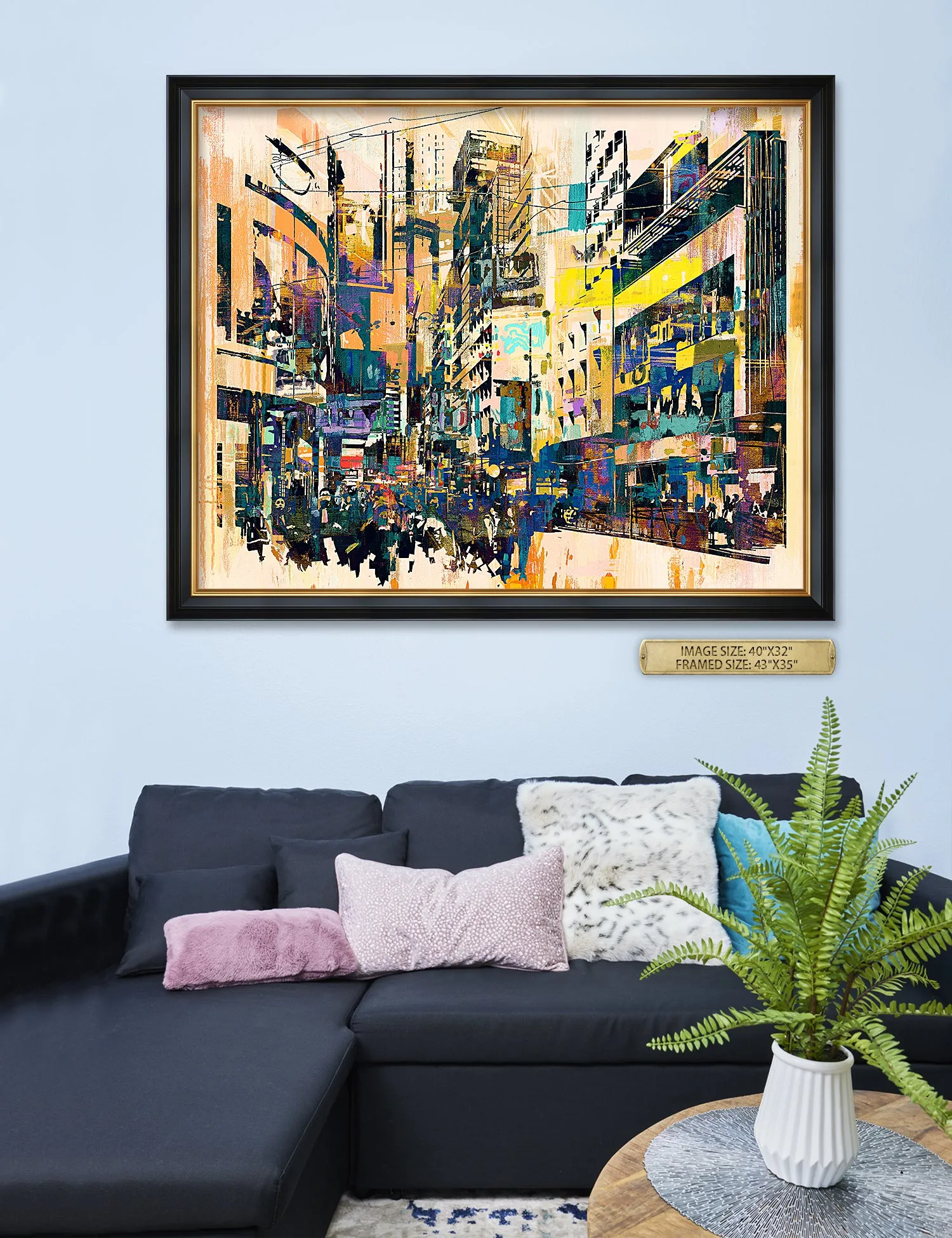 Abstract art of CityScape.