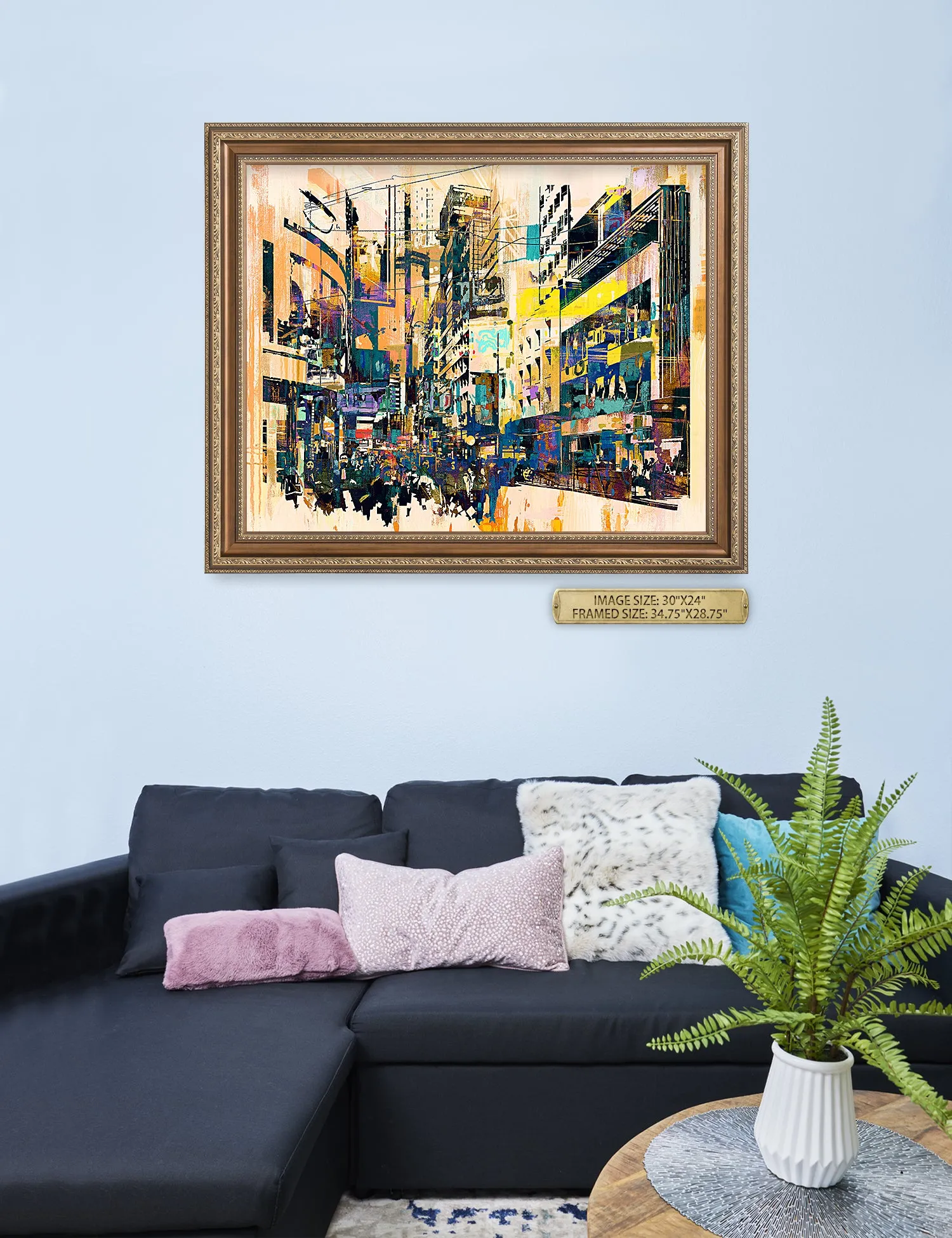 Abstract art of CityScape.