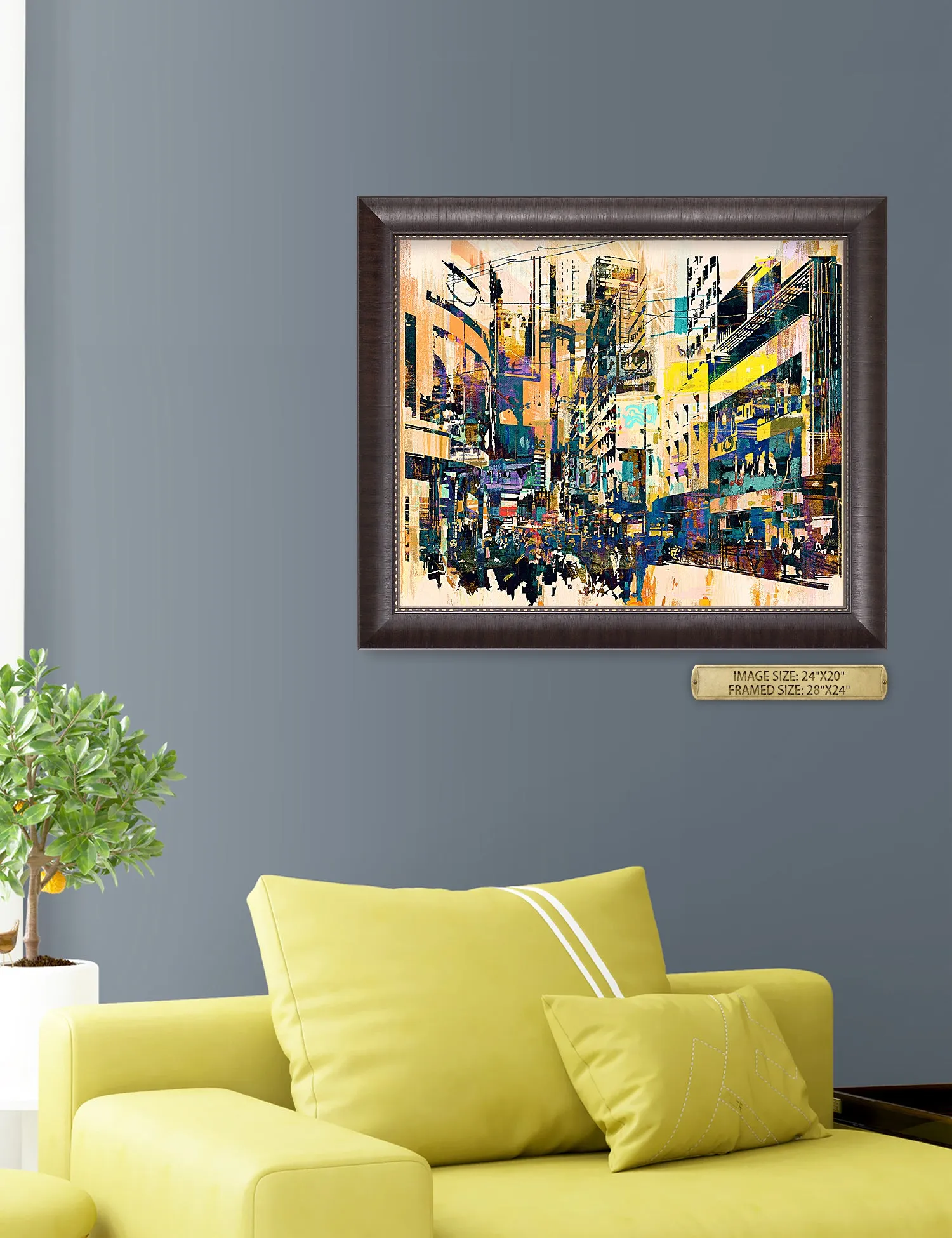 Abstract art of CityScape.