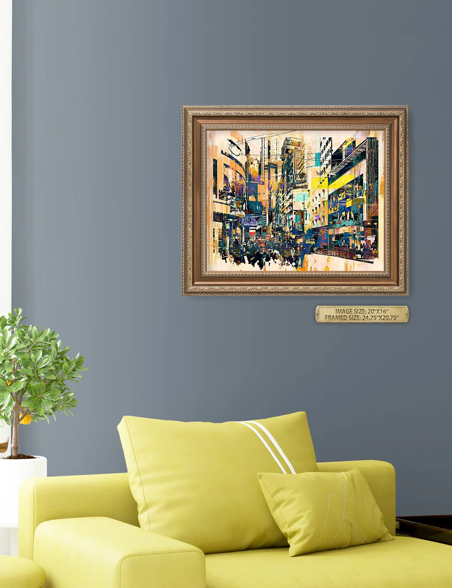 Abstract art of CityScape.