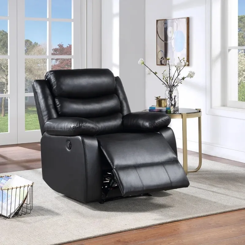 Adorn Homez Sipho 1 Seater Manual Recliner in Leatherette