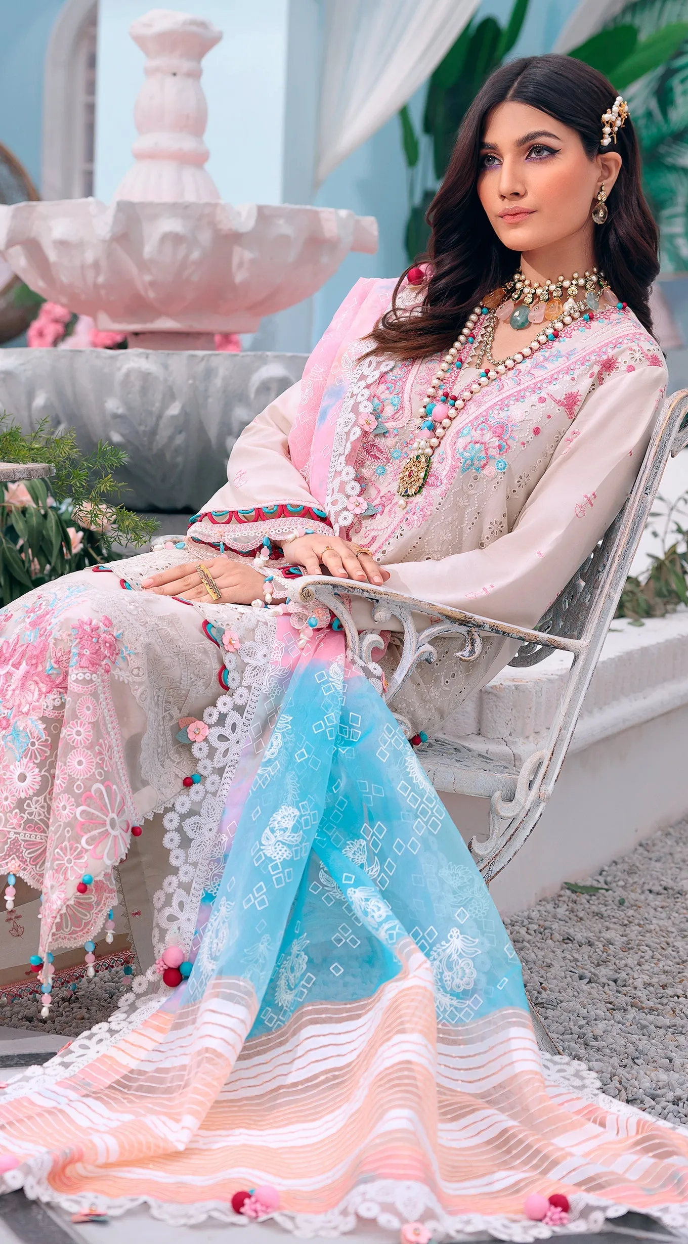 Anaya by Kiran Chaudhry · Luxury Festive Afsana Lawn Collection – SAIQA