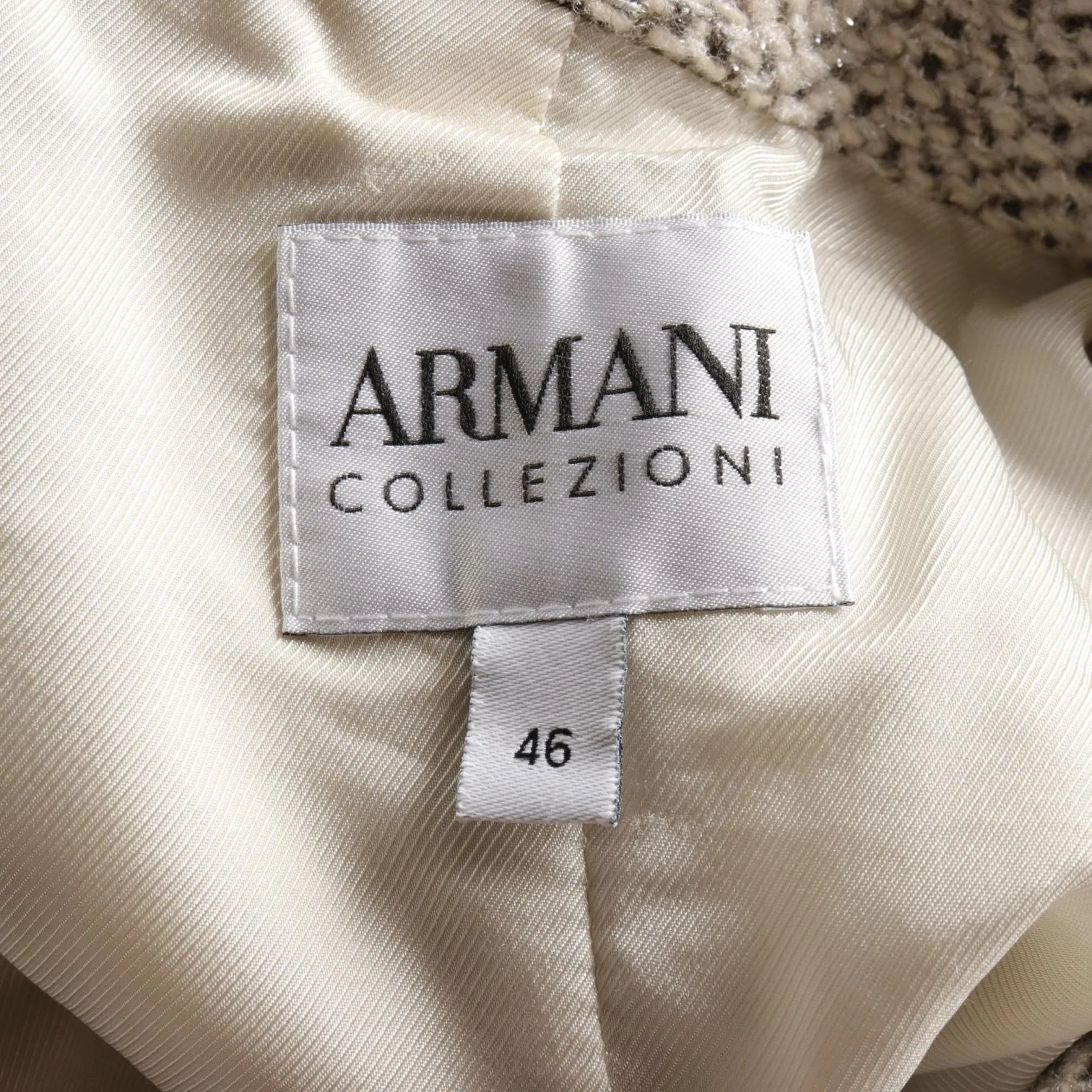 Armani Collezioni Wool Outerwear Women Gray