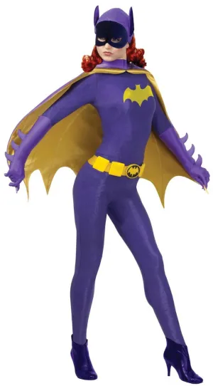 Batgirl Womens Deluxe Classic Fancy Dress Costume