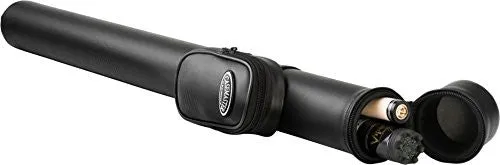 Casemaster Q-Vault Supreme Billiard/Pool Cue Hard Case, Holds 1 Complete 2-Piece Cue (1 Butt/1 Shaft), Black