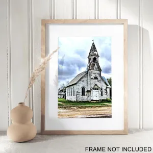 Church 1 - Christian Fine Art Prints - Christian Wall Art Prints - Christian Artwork - Religious Wall Decor - Best Prints For Home - Ciaocustom