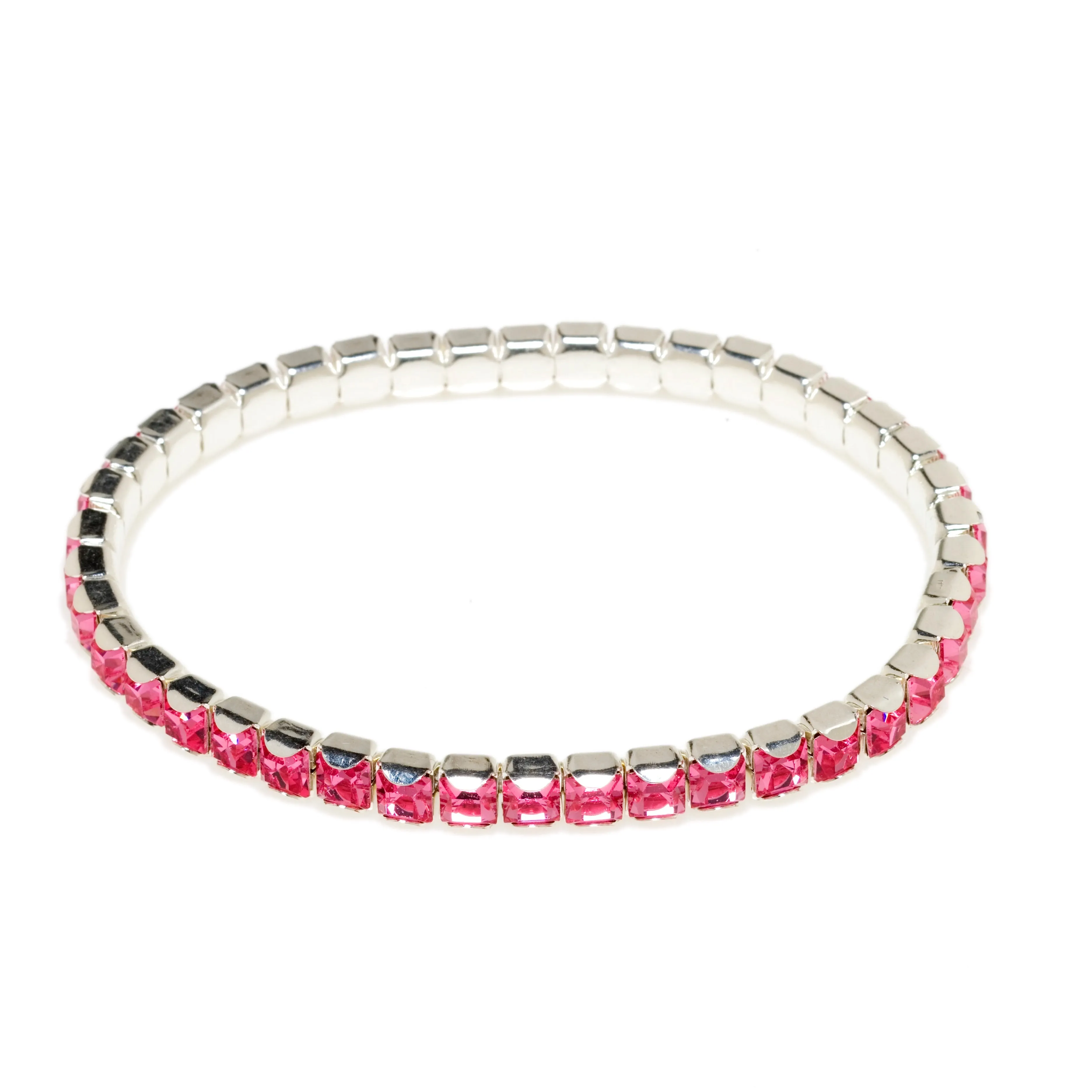 Classic Crystal Square Tennis Bracelet