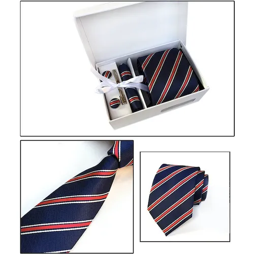 Classy Men Box - Blue Red Striped