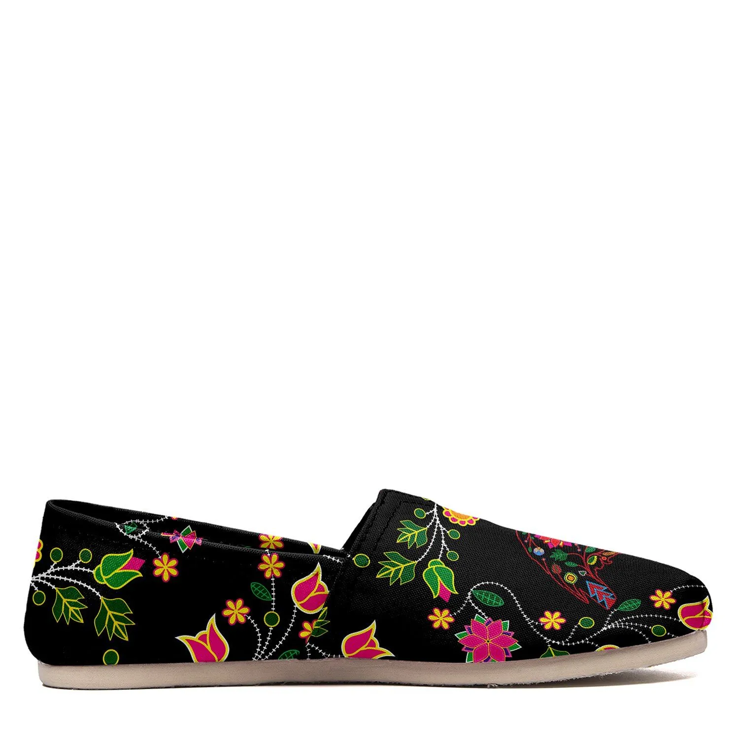 Floral Owl Slip On