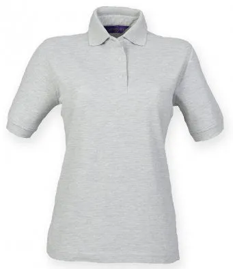 Henbury Ladies Poly/Cotton Piqué Polo Shirt