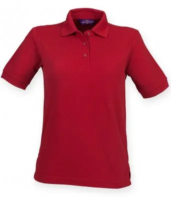 Henbury Ladies Poly/Cotton Piqué Polo Shirt