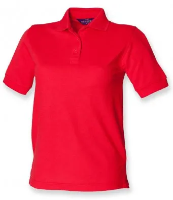 Henbury Ladies Poly/Cotton Piqué Polo Shirt