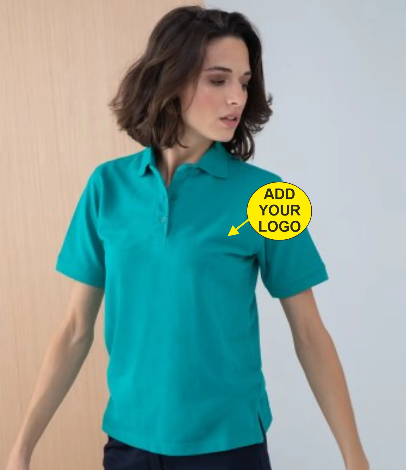 Henbury Ladies Poly/Cotton Piqué Polo Shirt