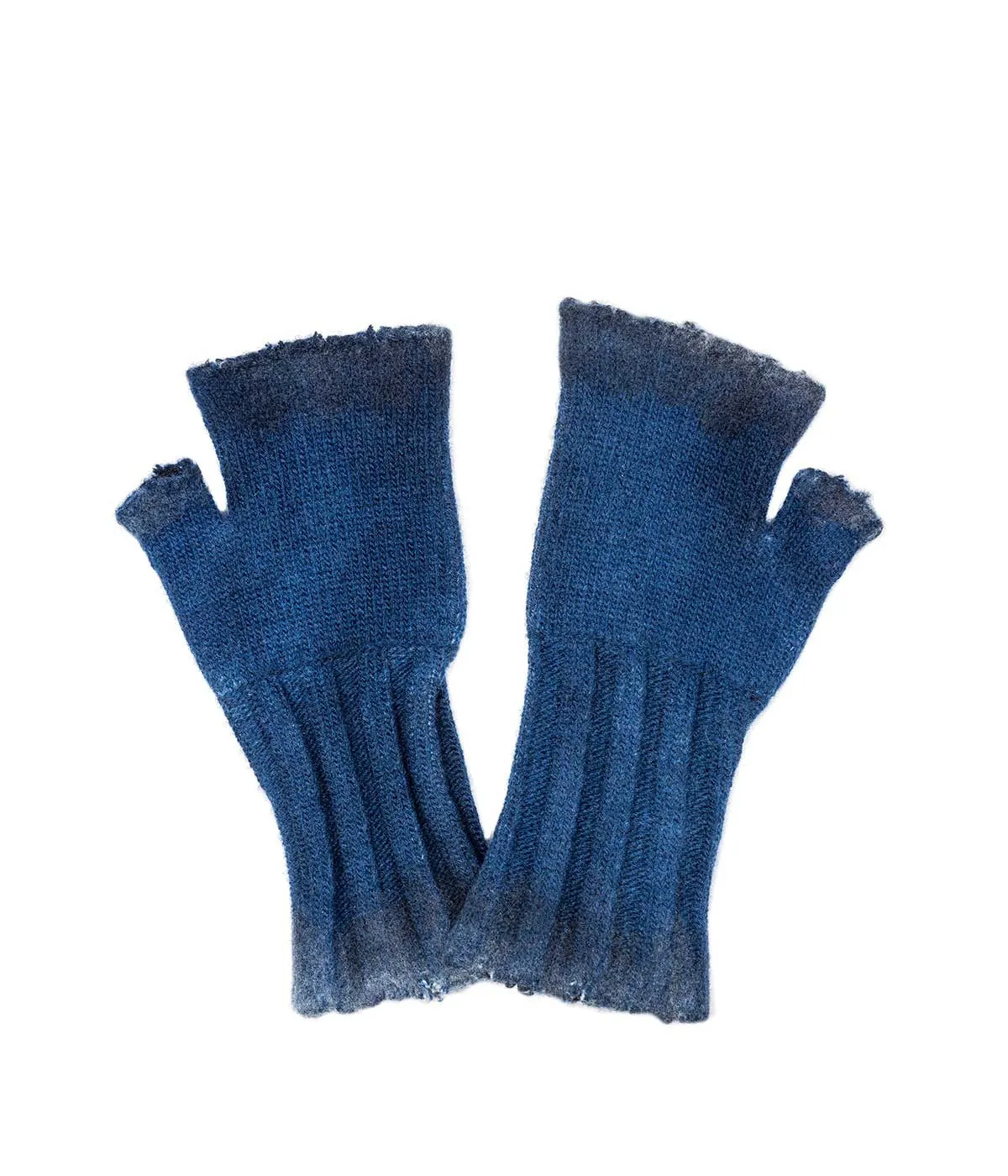 Indigo Fingerless Gloves