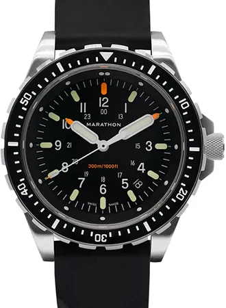 JSAR Jumbo Diver's Quartz - Rubber Ref. WW194018SS-0130