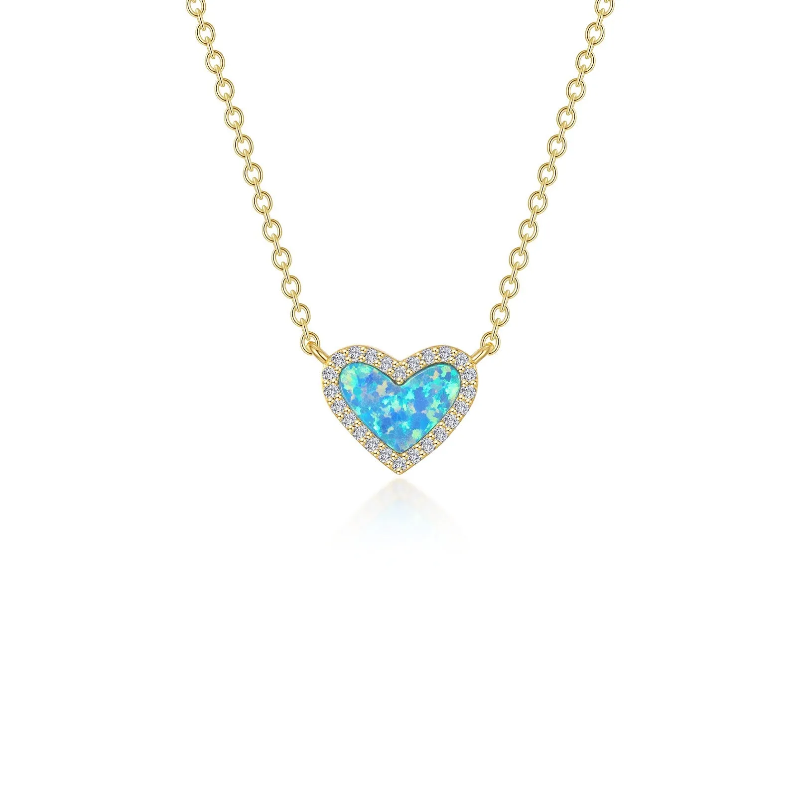 Lafonn Classic Blue Blue Opal Necklace N0331BOG20