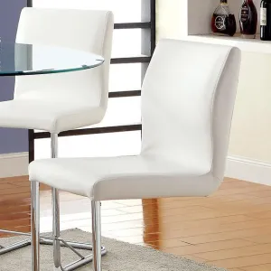 LODIA II White Counter Ht. Chair