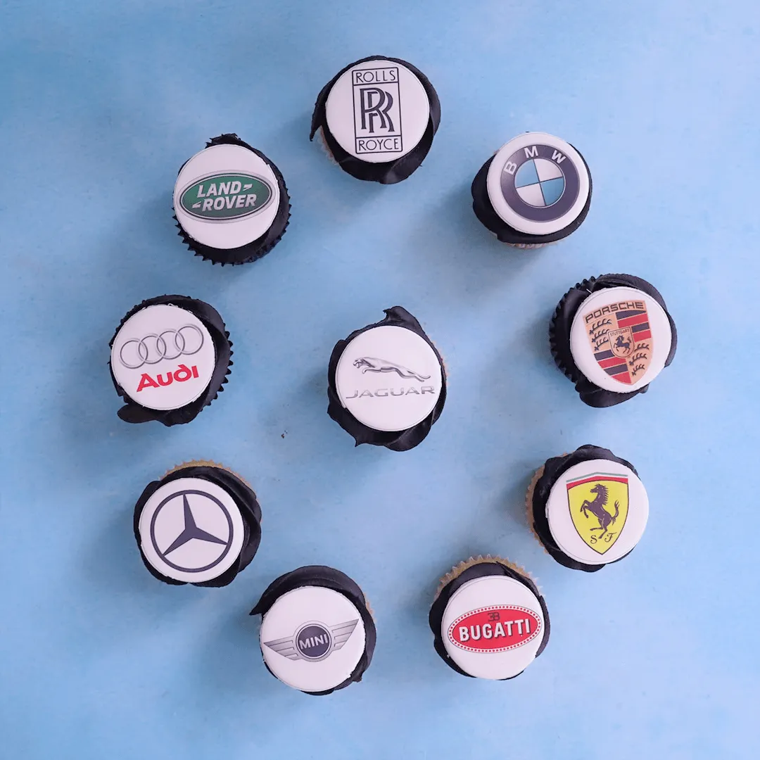 Luxury Car Cupcakes