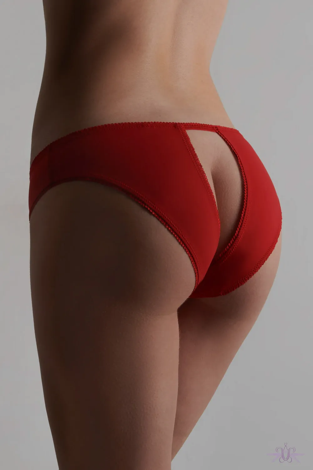 Maison Close Le Petit Secret Red Open Panty