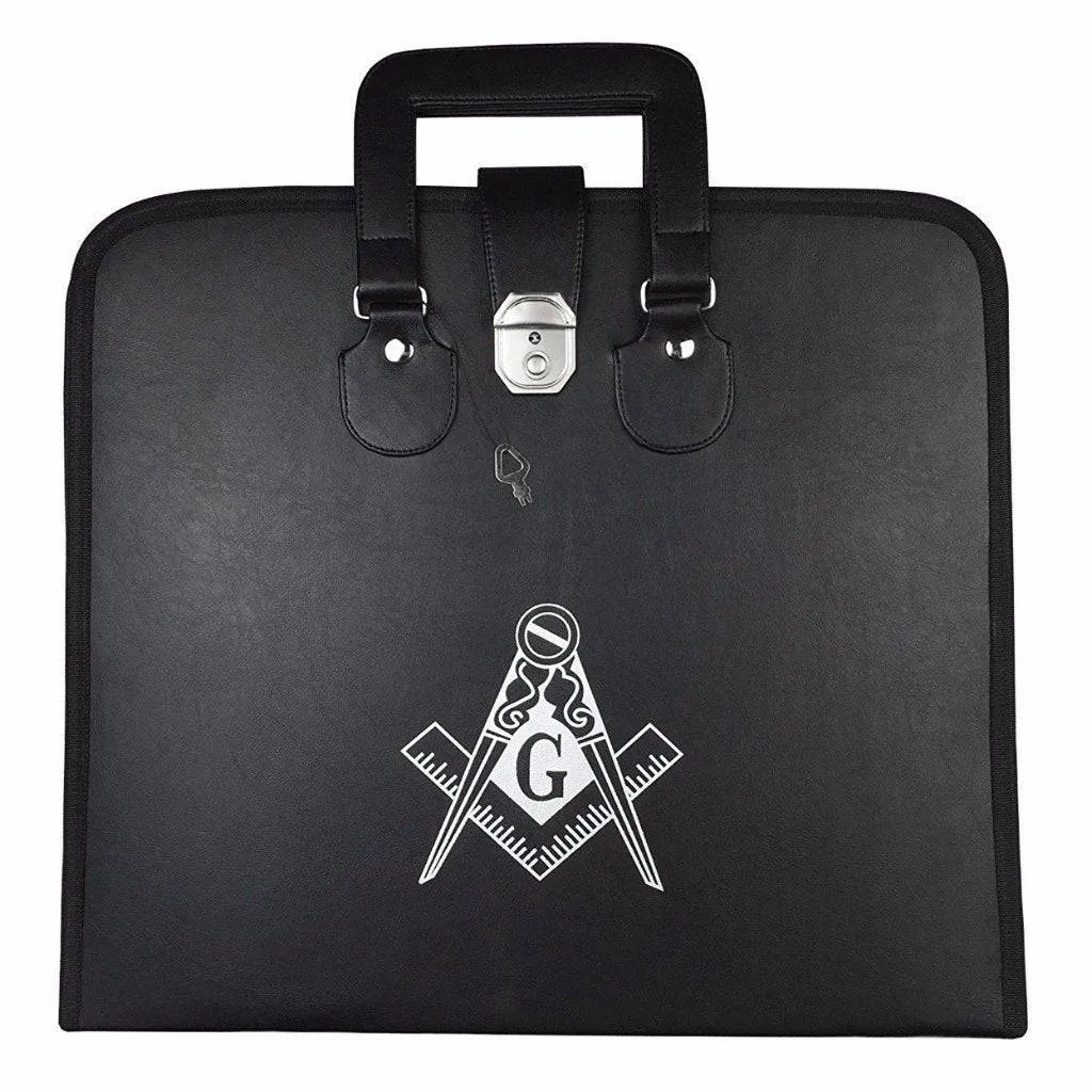 Master Mason Blue Lodge Apron Case - Multiple Colors Square & Compass G MM/WM