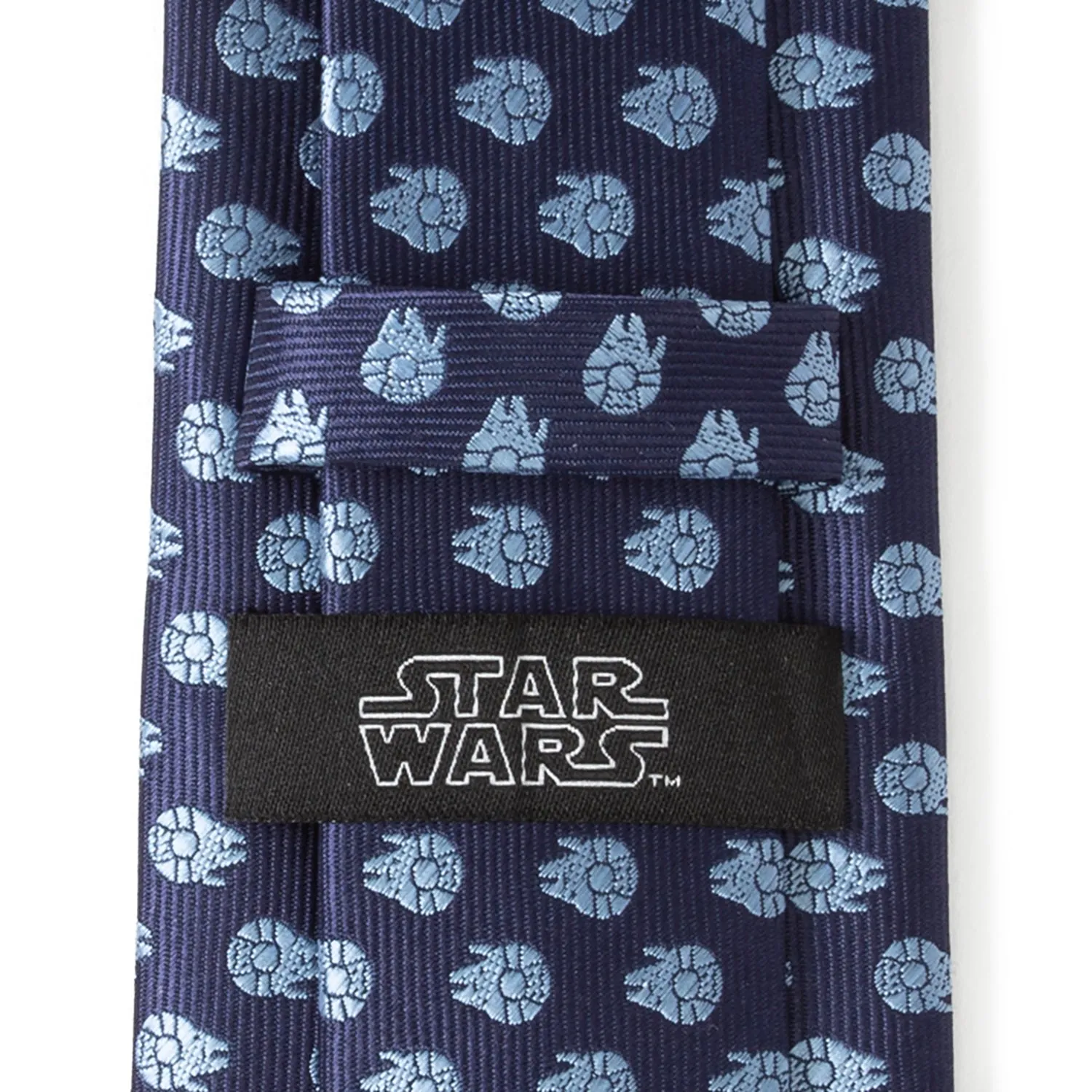 Millennium Falcon Blue Tonal Mens Tie