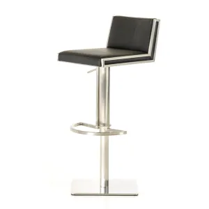 Modrest Keira Modern Black & Walnut Bar Stool