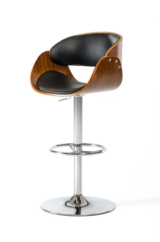 Modrest Roblin Modern Black Bar Stool