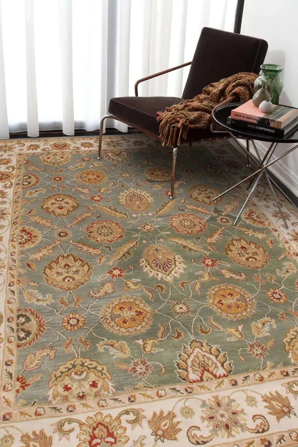 Mythos MY06 Sage Green/Beige Rug